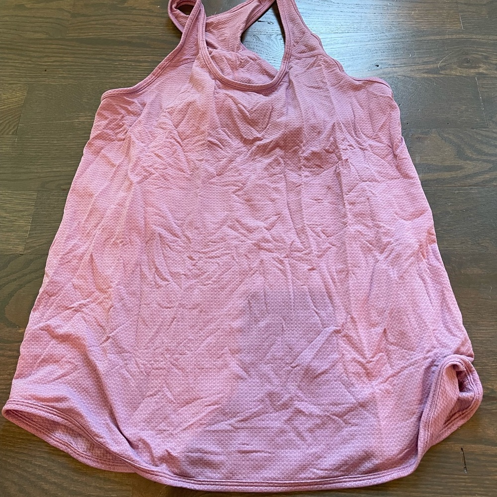 Lululemon cross back tank top pink women’s